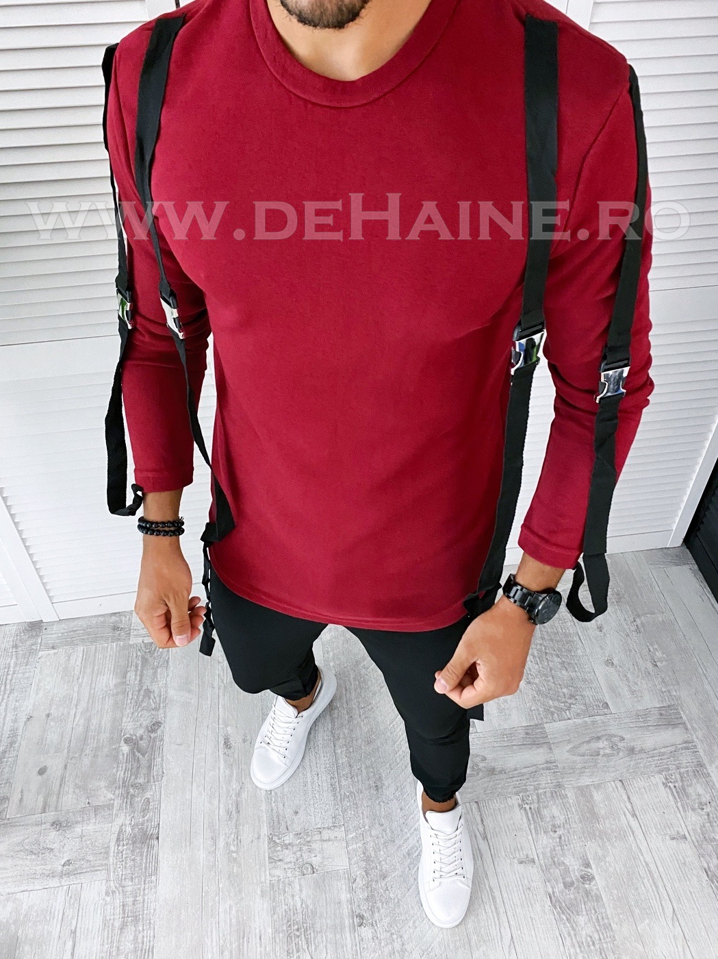 Bluza barbati grena slim fit vagabond 2700 n5-5